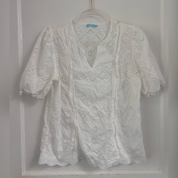 J. Mclaughlin Solid Jonie Blouse $218 Size M - Picture 2 of 5